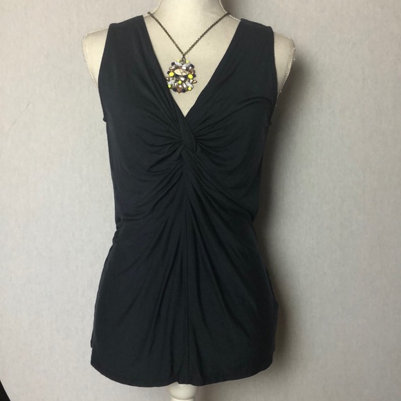 Velvet by graham and spencer front twist modal top - Picture 2 of 8